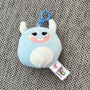 Squishmallows rare Justice Yeti Clip.